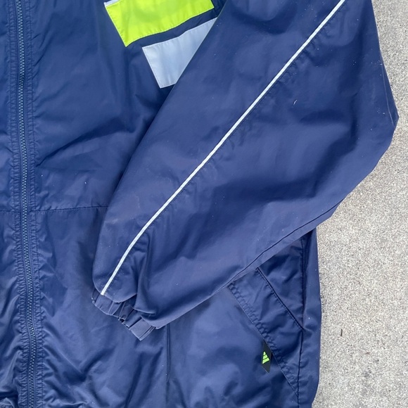 Men’s Vintage Blue, Yellow, White Adidas Wind Breaker RN 88387 XL - Picture 4 of 5